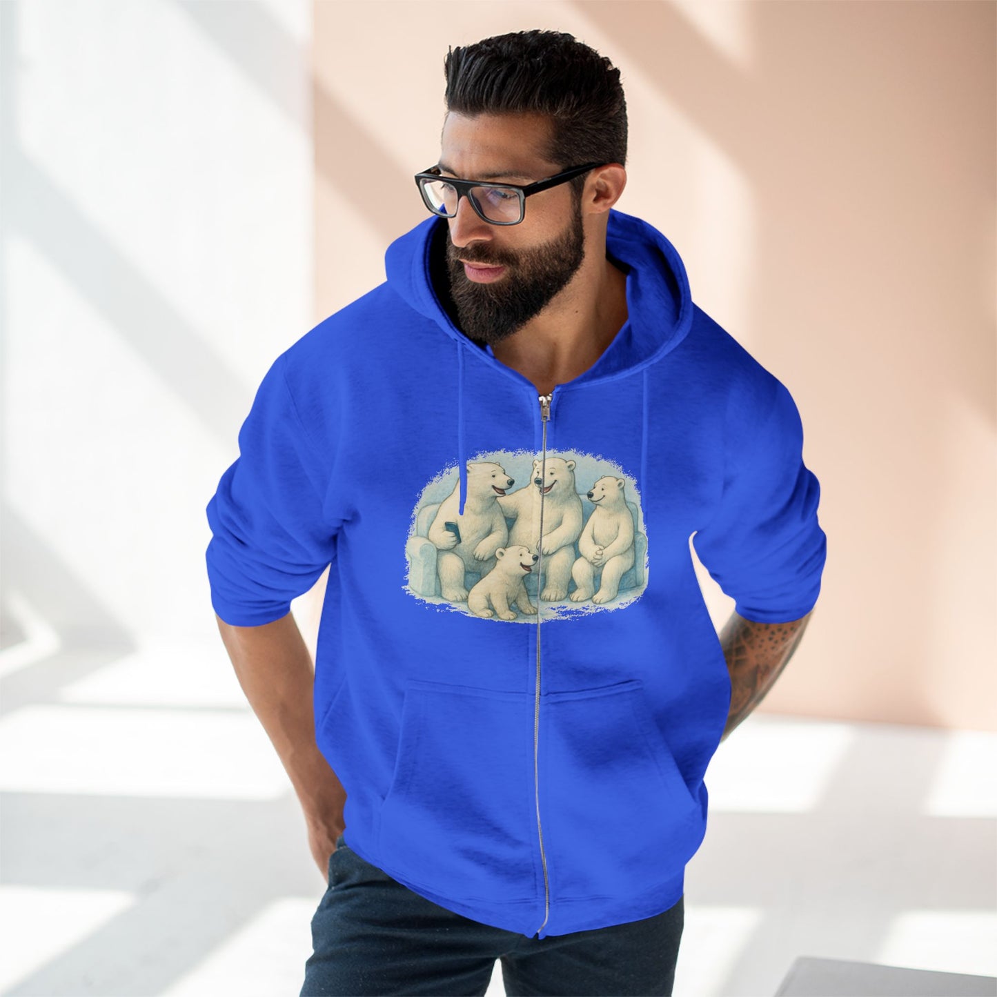 Chill, Fam! Zip-Up Hoodie