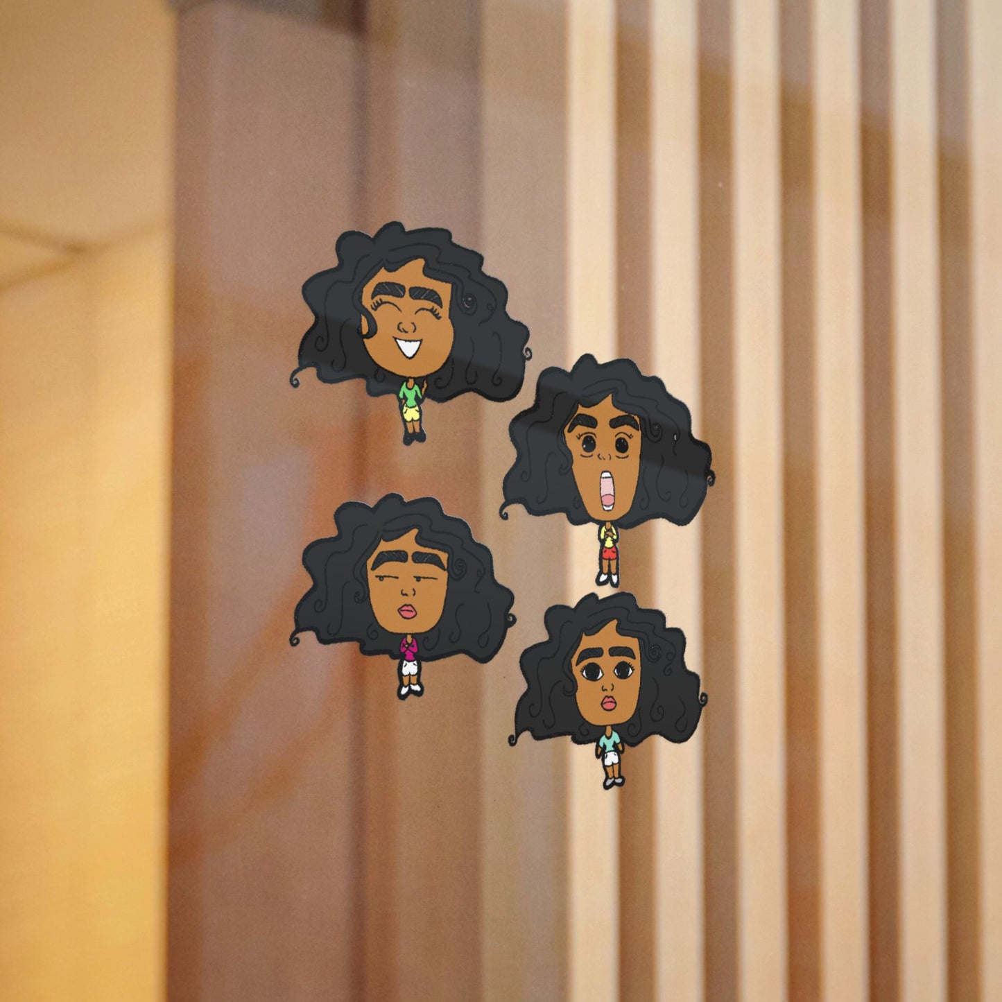 "Oh my what the huh" Caricature Sticker