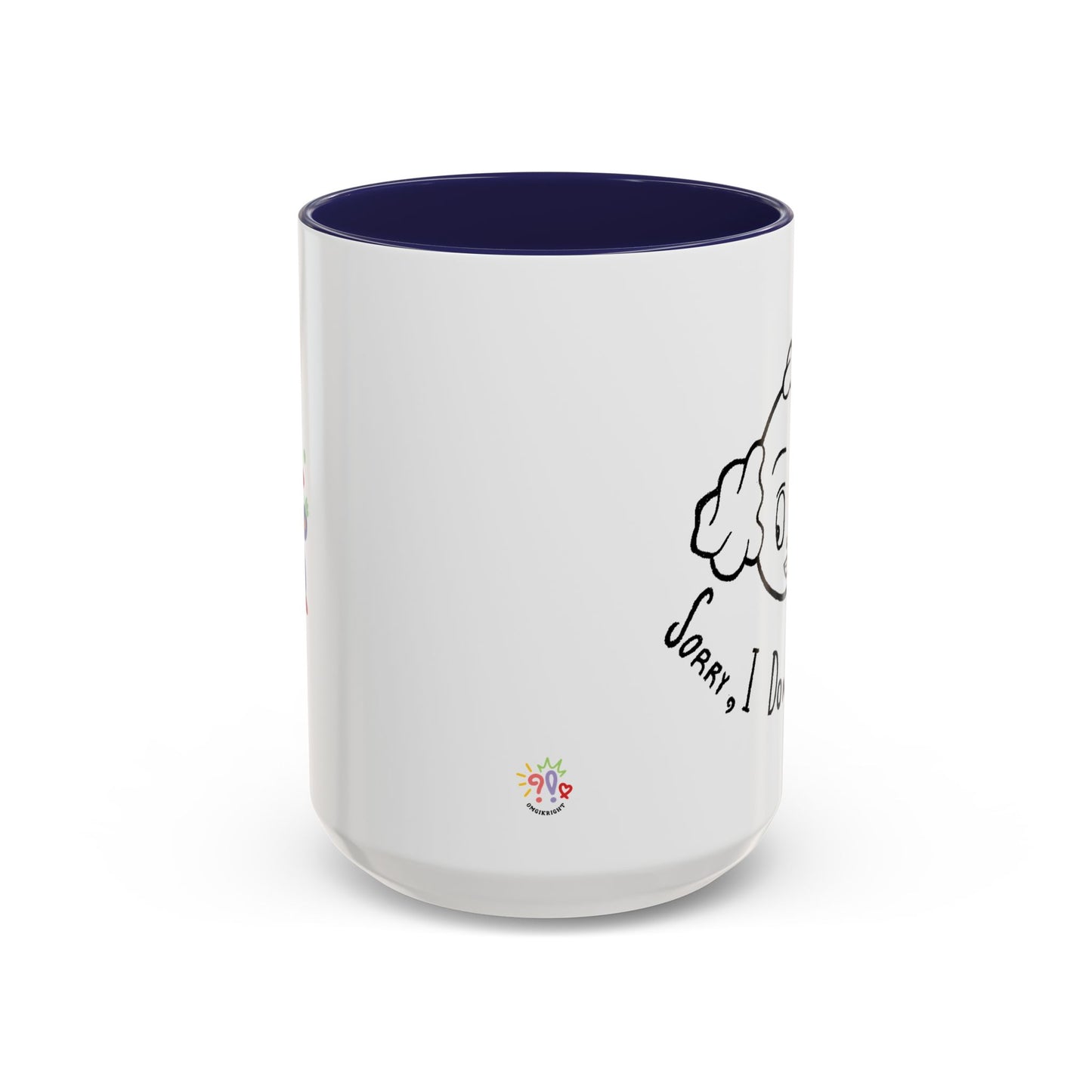 "Sorry, I Don't Speak Clown." Mug with Accent Colors