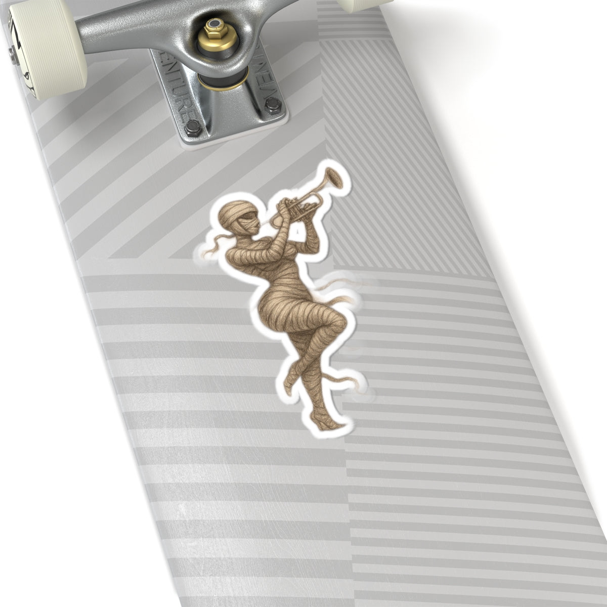 It's a Wrap - Mummy Trumpeter Vinyl Sticker