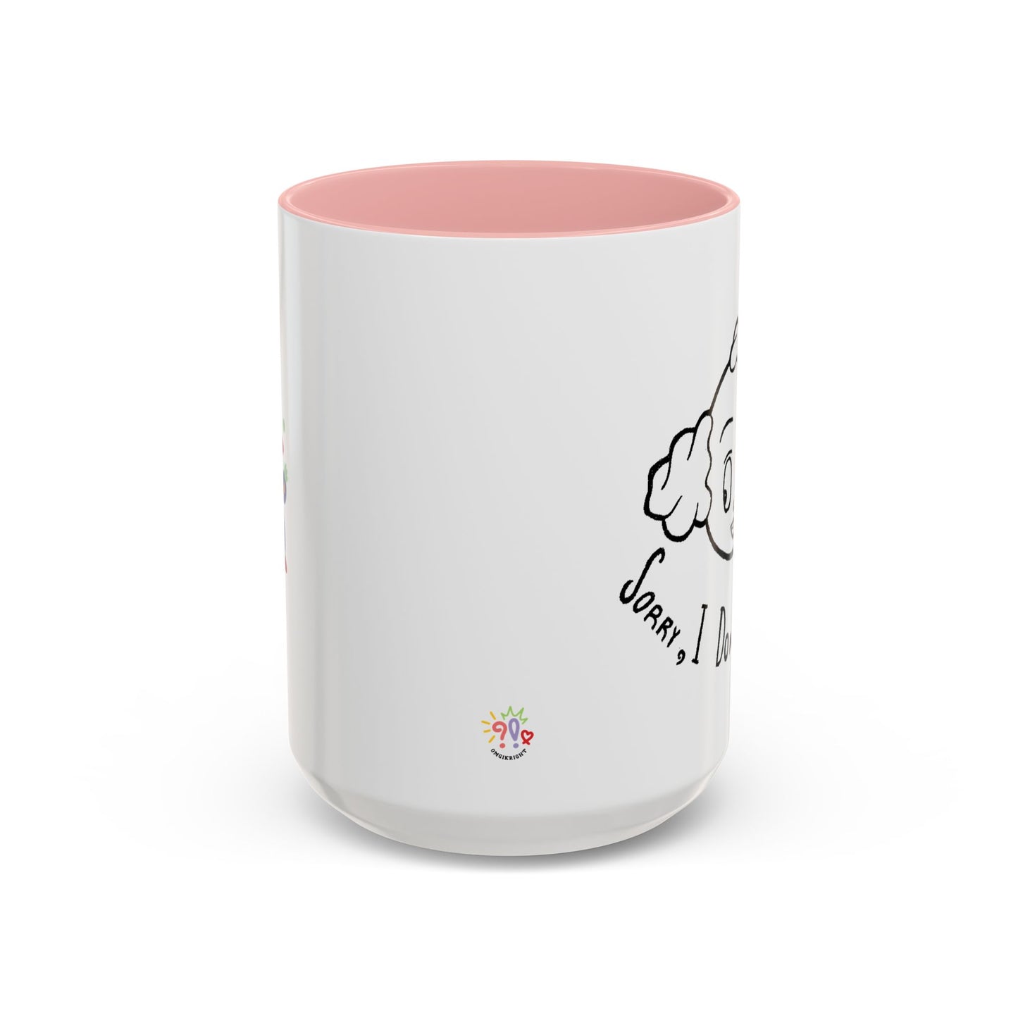 "Sorry, I Don't Speak Clown." Mug with Accent Colors