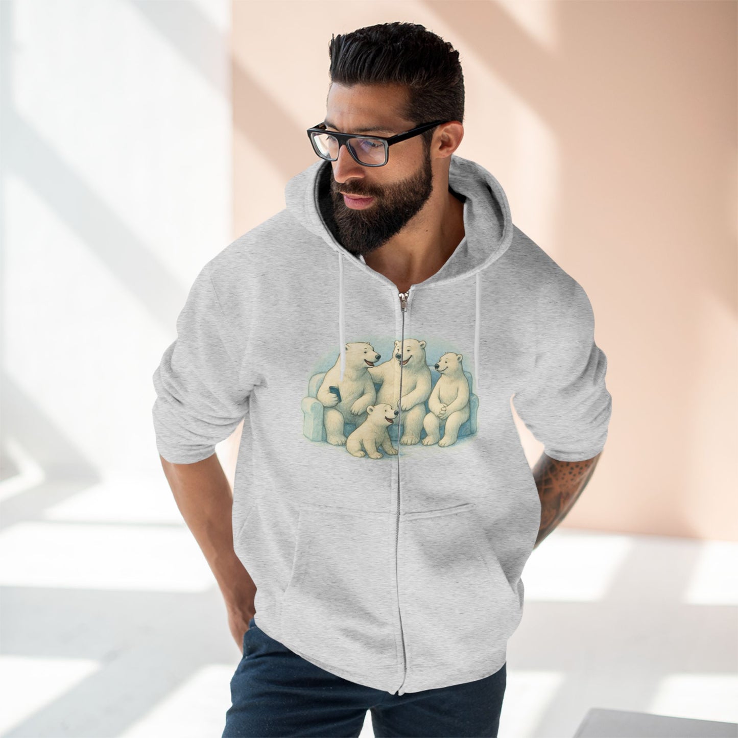 Chill, Fam! Zip-Up Hoodie