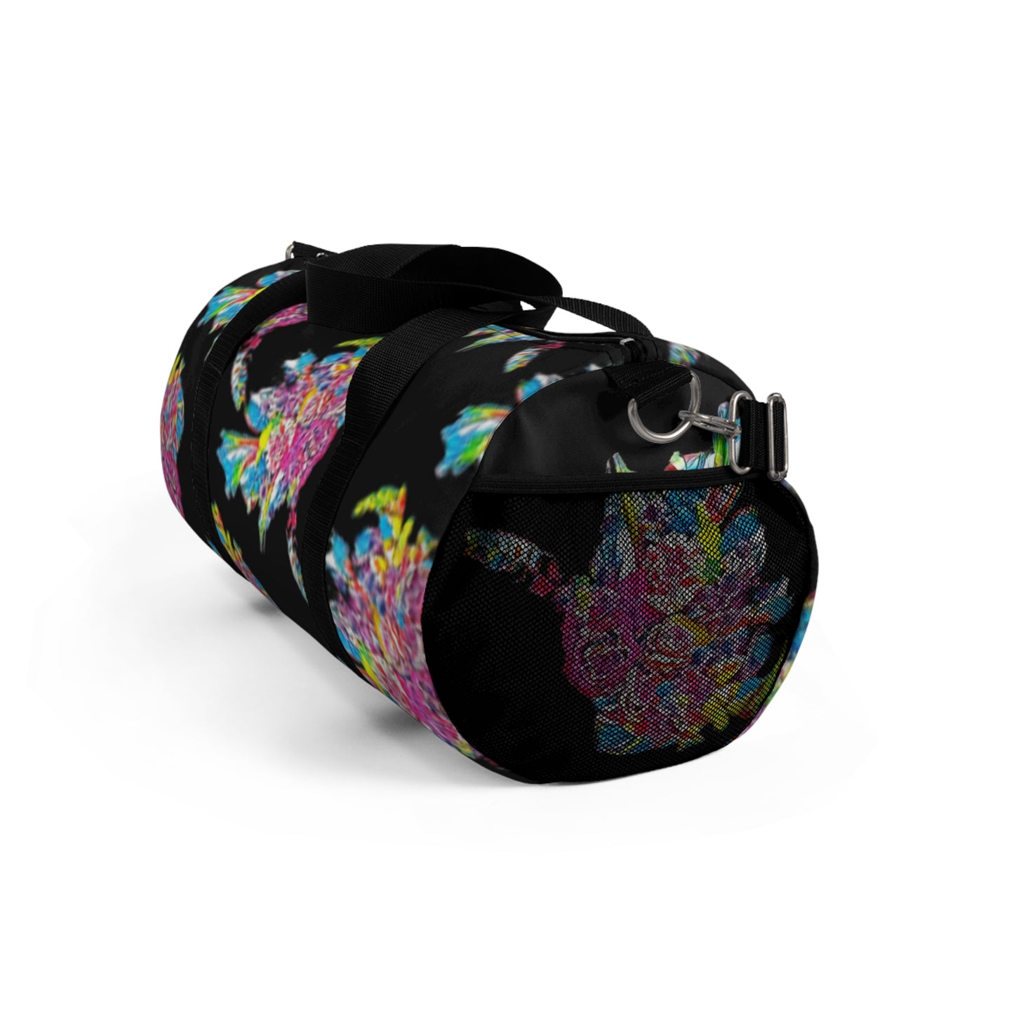 Bouqet at Midnight - Floral Duffel Bag