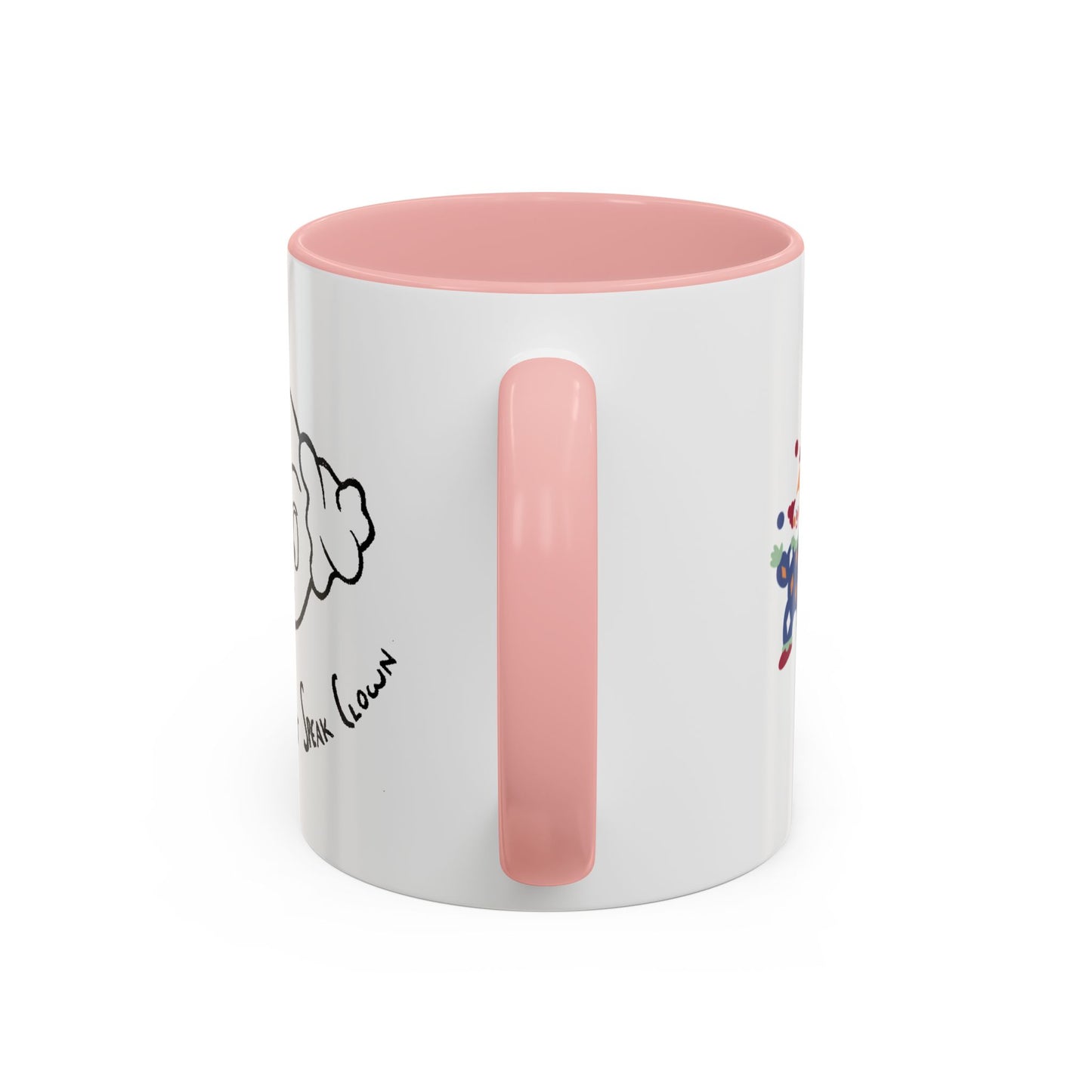 "Sorry, I Don't Speak Clown." Mug with Accent Colors