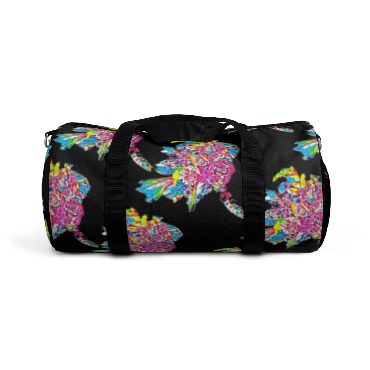 Bouqet at Midnight - Floral Duffel Bag