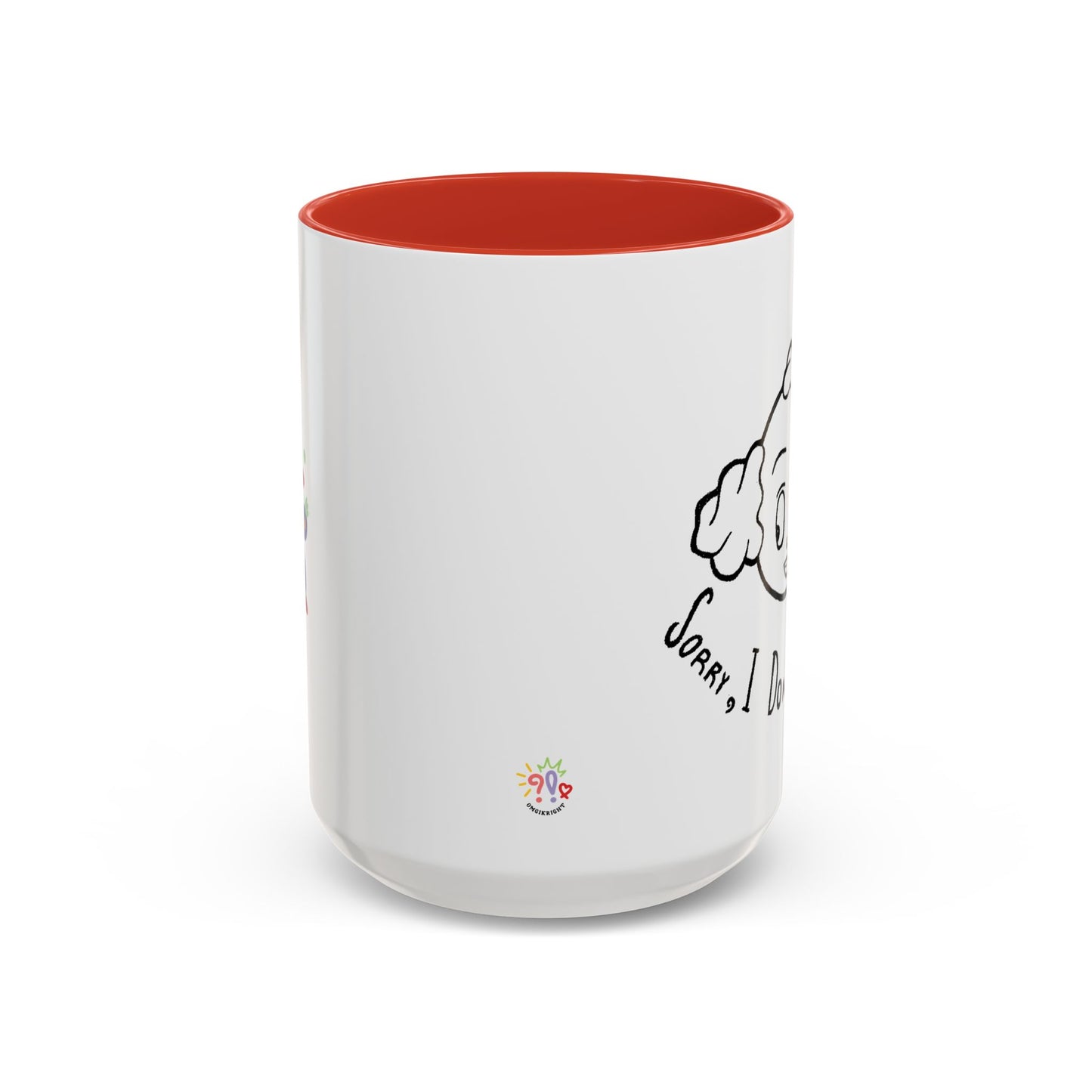 "Sorry, I Don't Speak Clown." Mug with Accent Colors