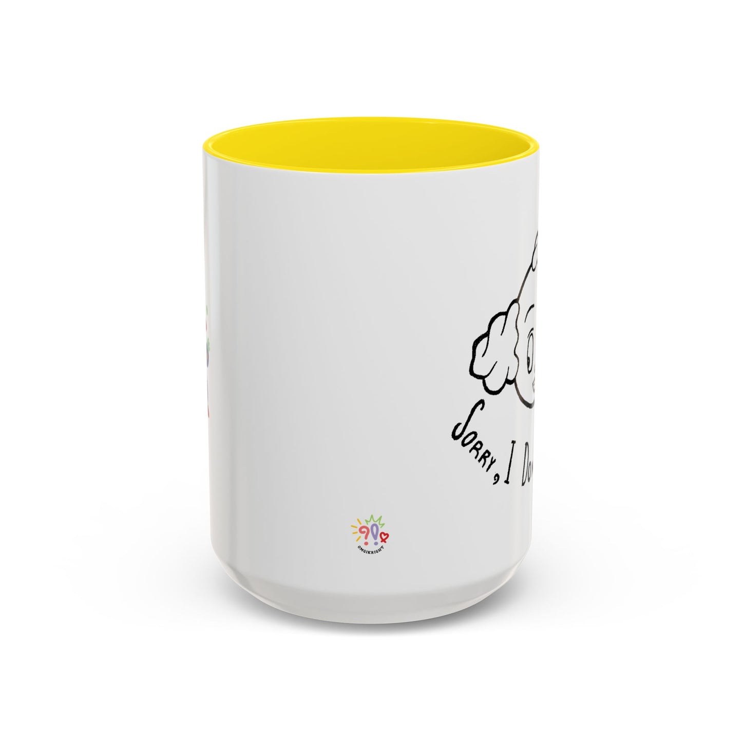 "Sorry, I Don't Speak Clown." Mug with Accent Colors