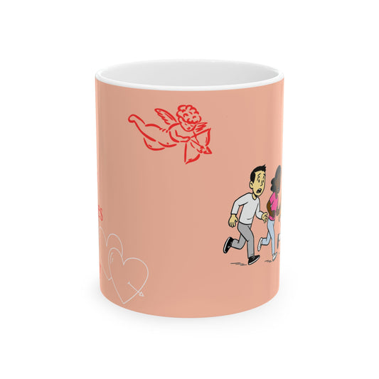 Saw this and thought of you-The anti Valentine's Day  Mug
