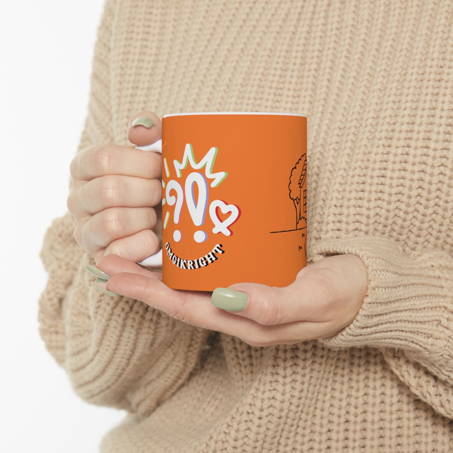 Back At It - Ceramic Mug, (11oz, 15oz)