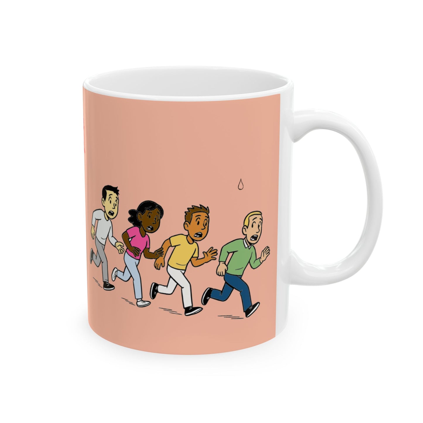 Saw this and thought of you-The anti Valentine's Day  Mug