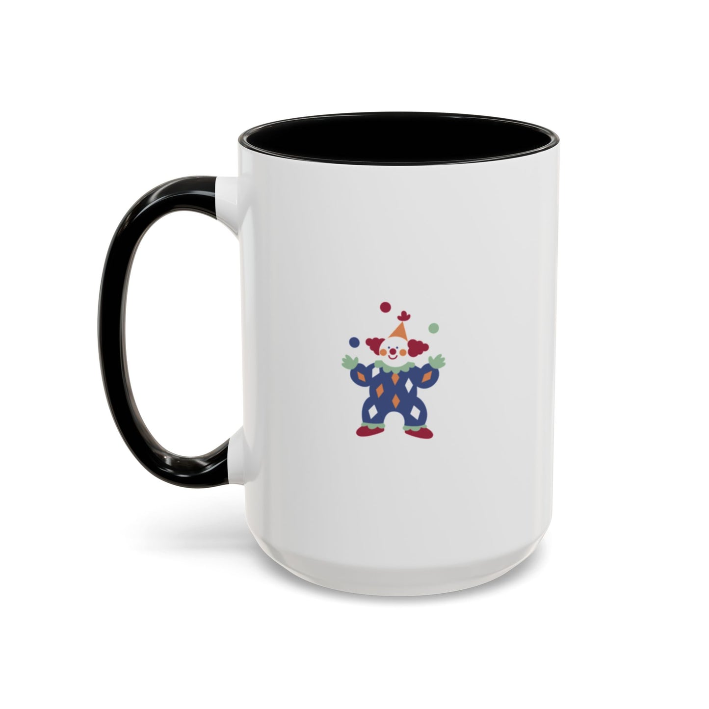 "Sorry, I Don't Speak Clown." Mug with Accent Colors