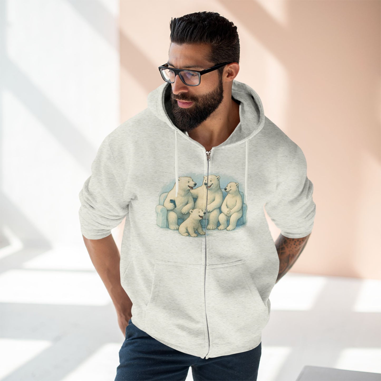 Chill, Fam! Zip-Up Hoodie