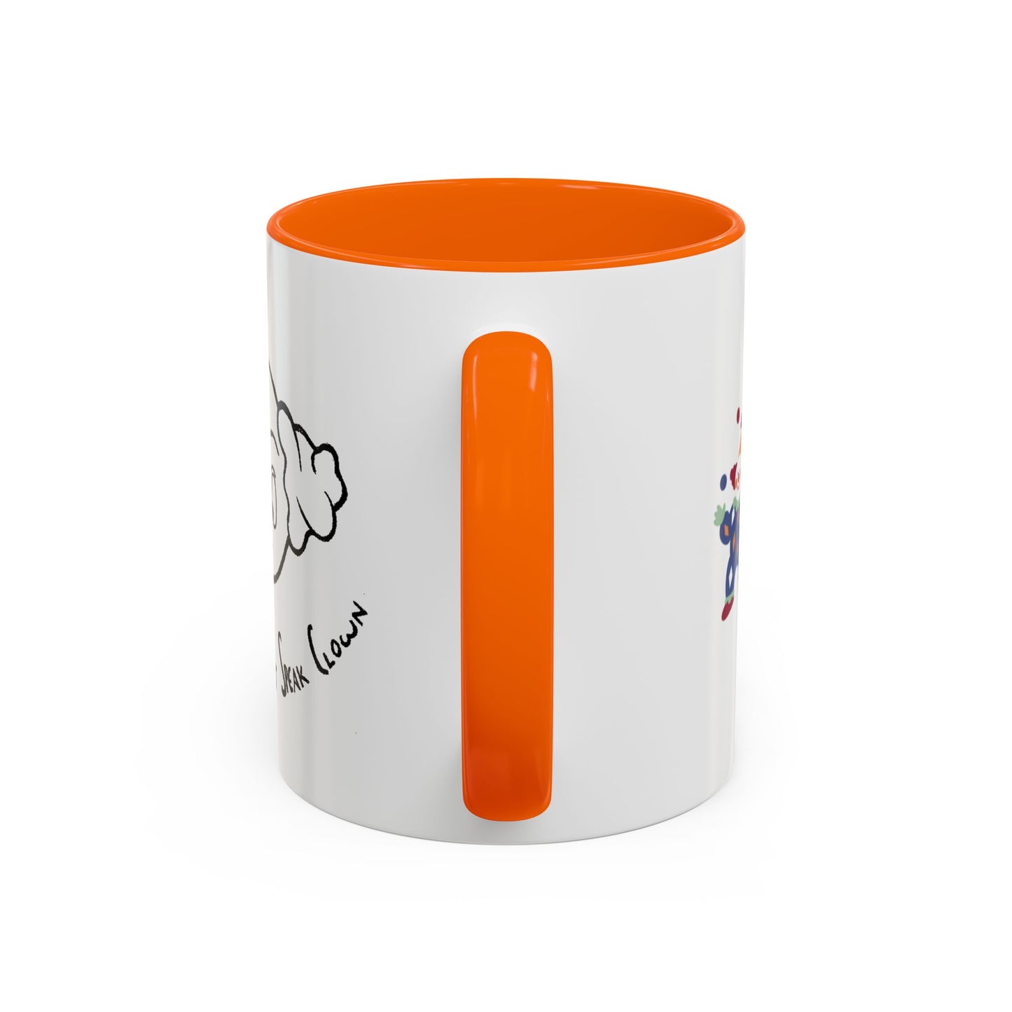 "Sorry, I Don't Speak Clown." Mug with Accent Colors
