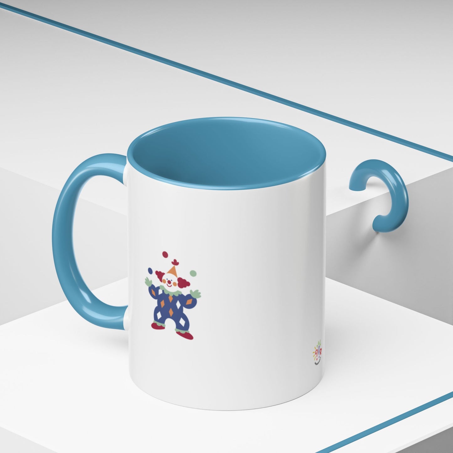 "Sorry, I Don't Speak Clown." Mug with Accent Colors