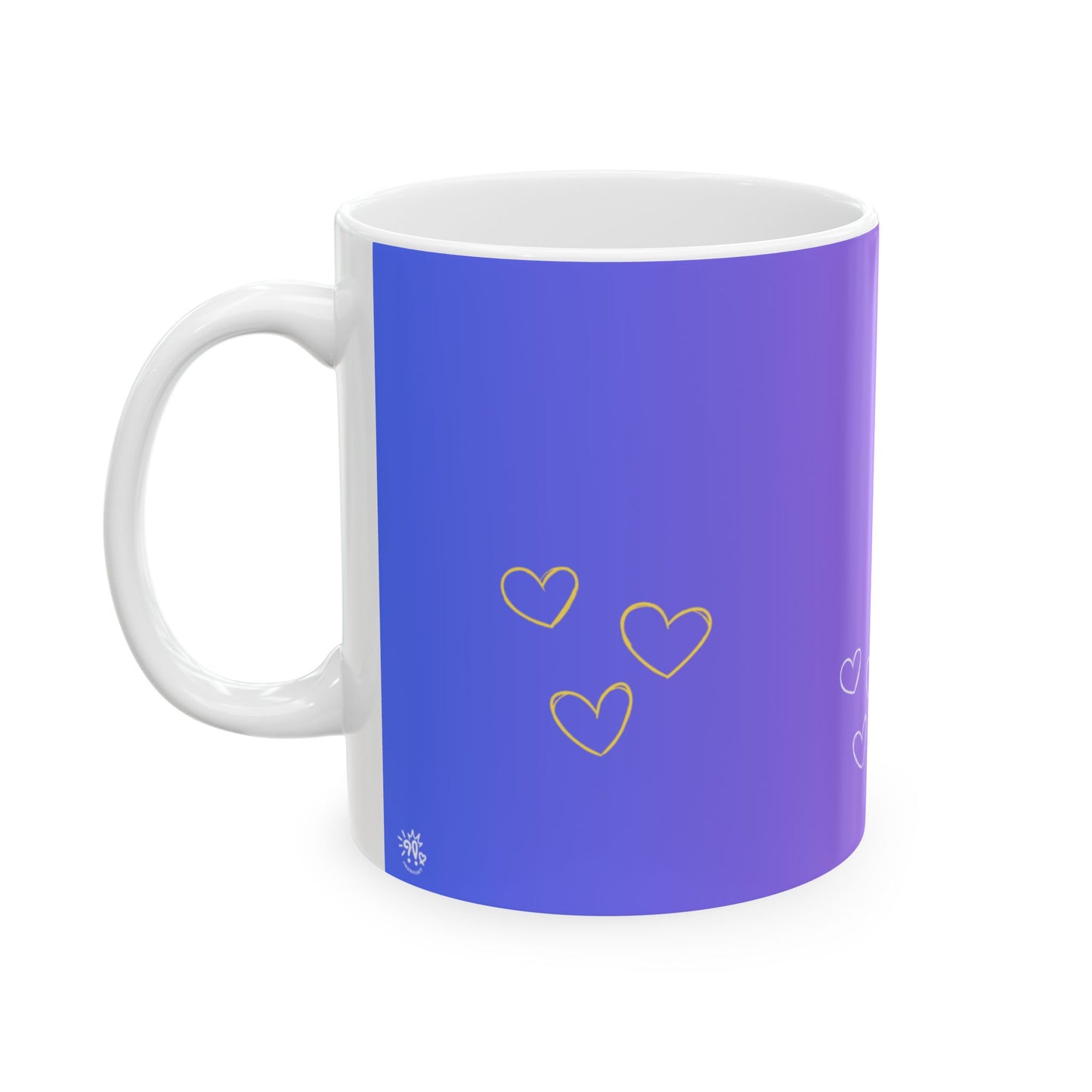 Dreamy Hearts Ceramic Mug, (11oz, 15oz)