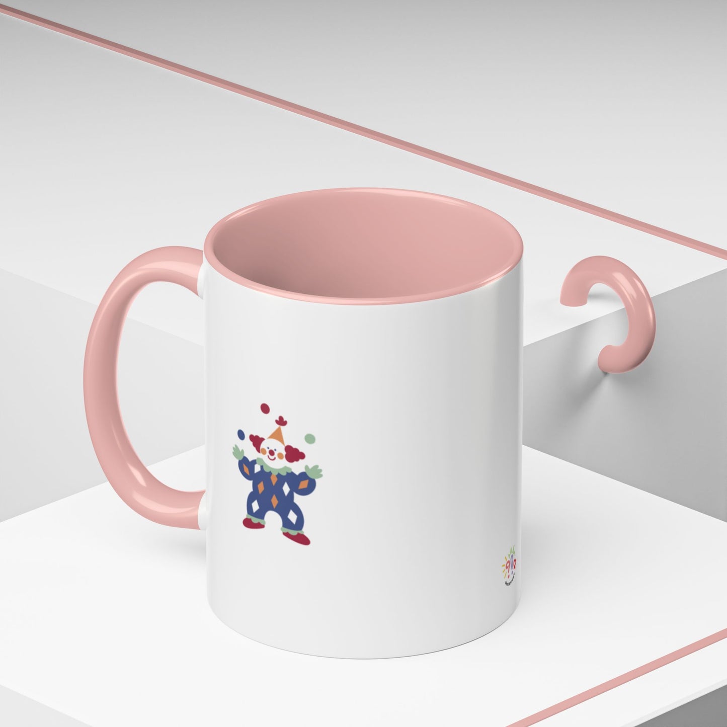 "Sorry, I Don't Speak Clown." Mug with Accent Colors