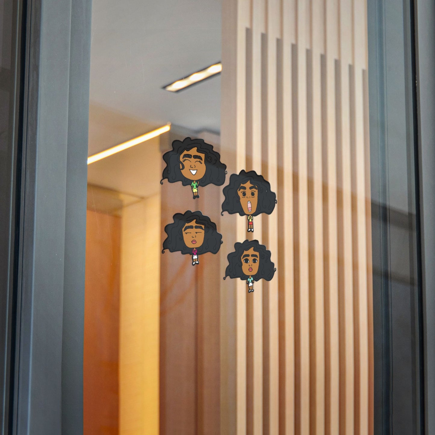 "Oh my what the huh" Caricature Sticker