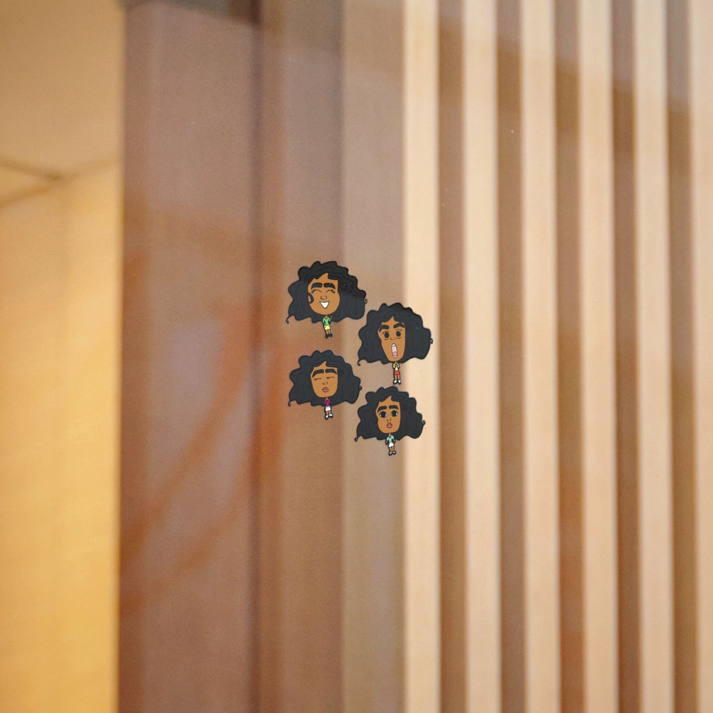 "Oh my what the huh" Caricature Sticker