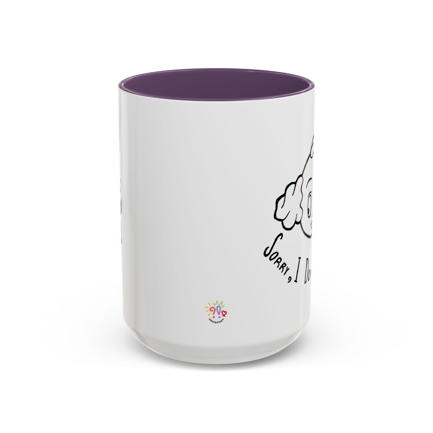 "Sorry, I Don't Speak Clown." Mug with Accent Colors