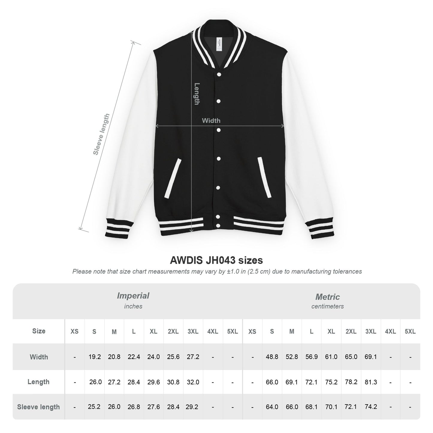 Graveyard Grit - Heavyweight Letterman Jacket