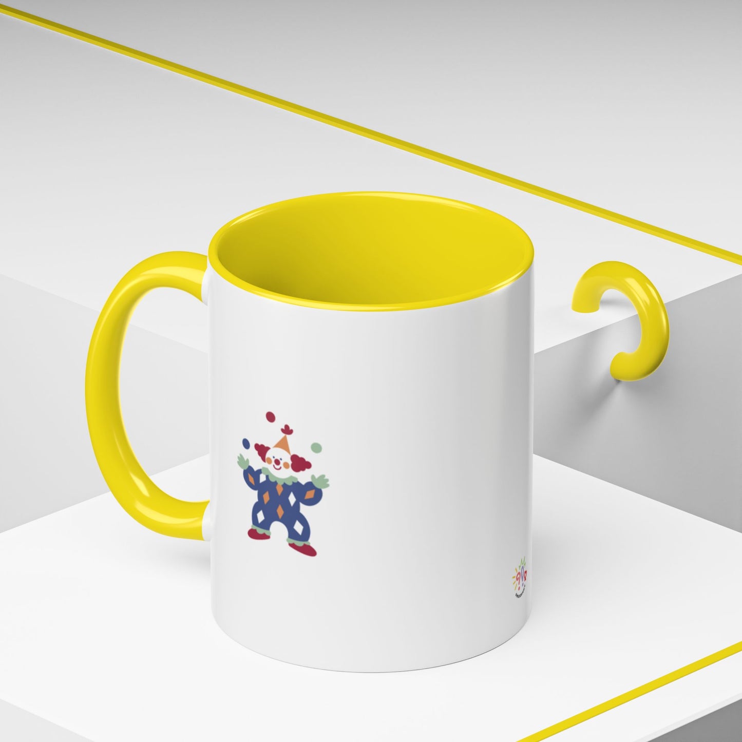 "Sorry, I Don't Speak Clown." Mug with Accent Colors