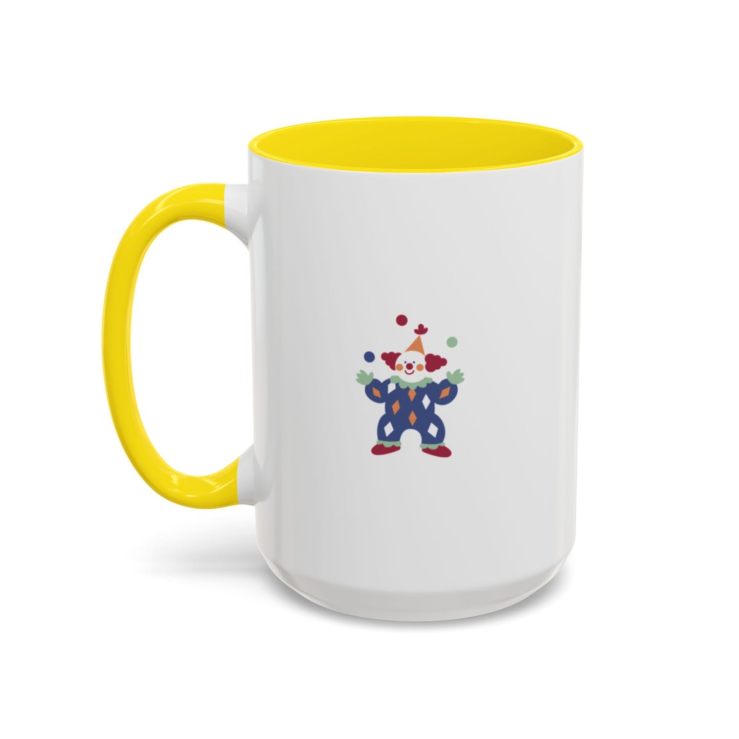"Sorry, I Don't Speak Clown." Mug with Accent Colors
