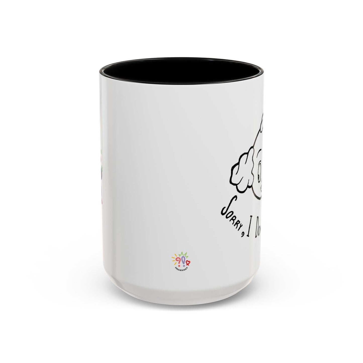 "Sorry, I Don't Speak Clown." Mug with Accent Colors