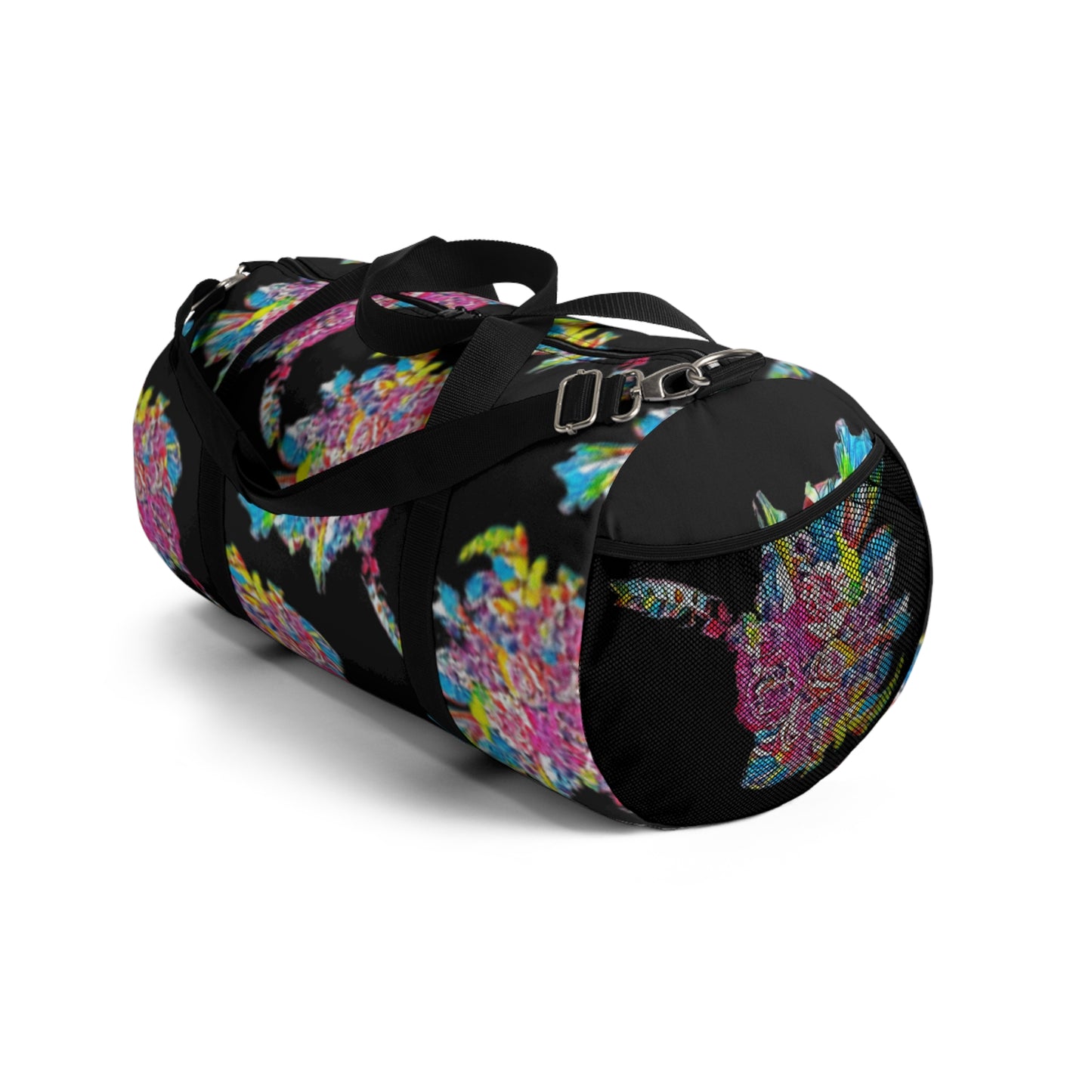 Bouqet at Midnight - Floral Duffel Bag